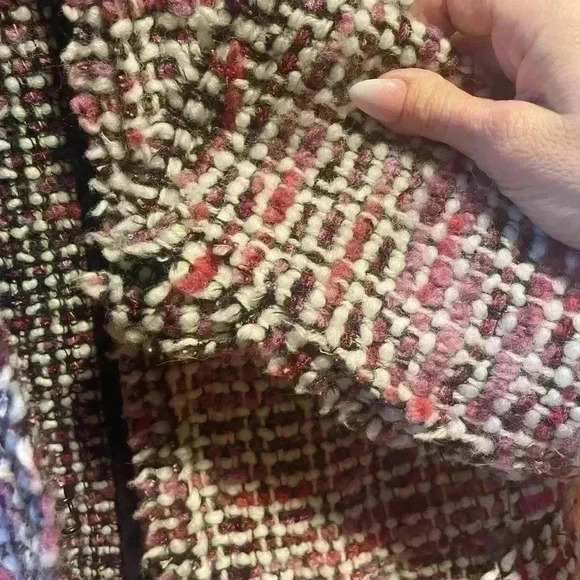 NEW Isabel Marant Penia Tweed Pink Black Blazer Jacket Size 34 French US 2 - Picture 16 of 16